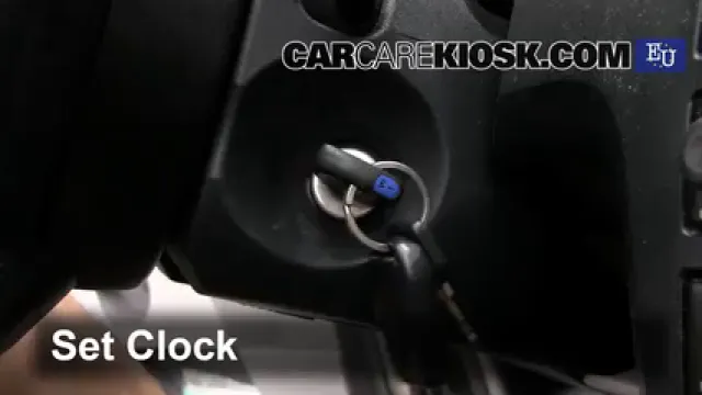 2003 Ford Fiesta TDCi 1.4L 4 Cyl. Turbo Diesel Horloge Régler l'horloge